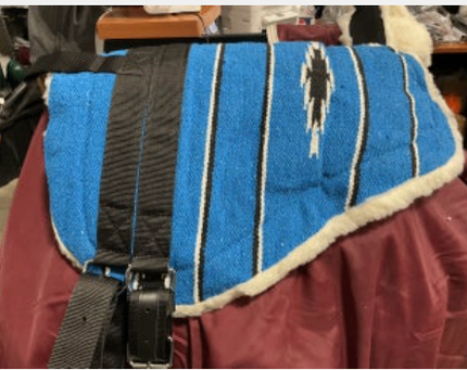 Bareback Pad BLUE W/STIRRUPS *NEW*