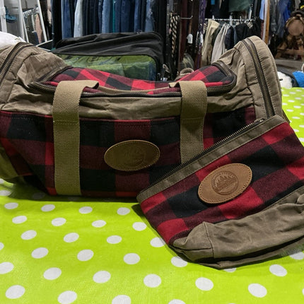 Duffel Bag Explorer Series Ranch Hand Buffalo Plaid/Brown