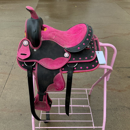 Western Saddle Kids - Pink 12" G6"