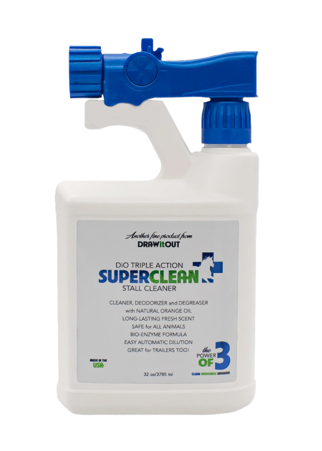 Draw It Out SuperClean™ Bio-Enzymatic Stall & Trailer Cleaner (Hose-End)