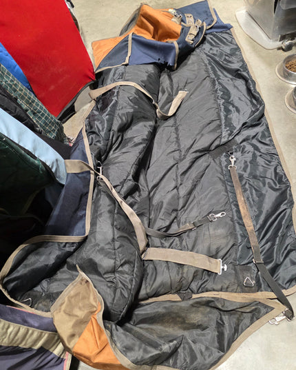 winter coat heavy Breath Comfort 84" Blue /Orange