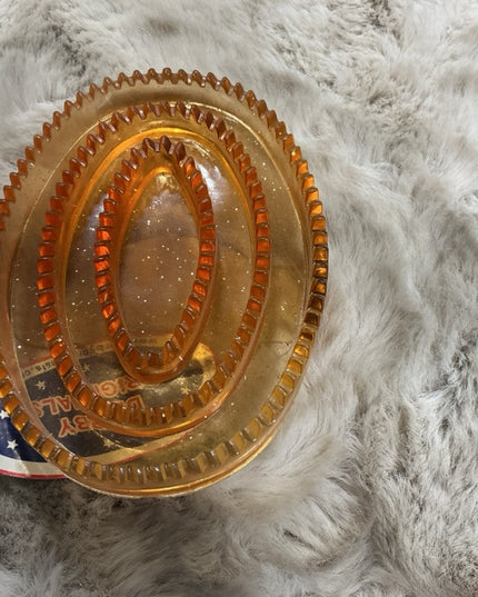 Curry Comb Orange Glitter