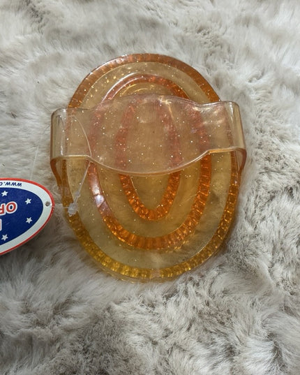 Curry Comb Orange Glitter