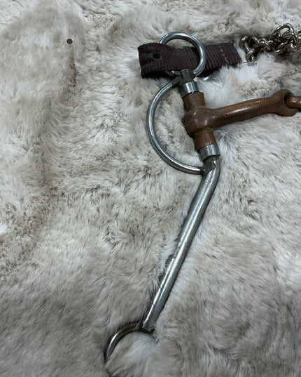 Bit Curb Shank 5" with chin strap