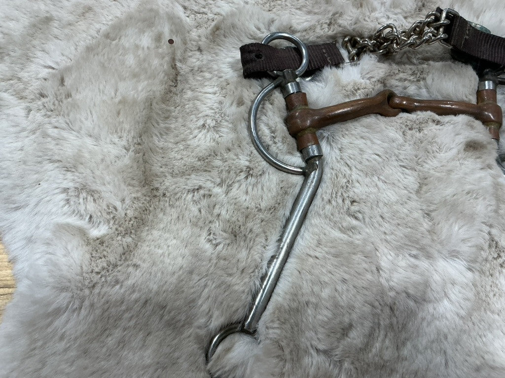 Bit Curb Shank 5" with chin strap