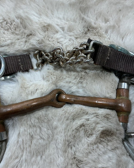 Bit Curb Shank 5" with chin strap