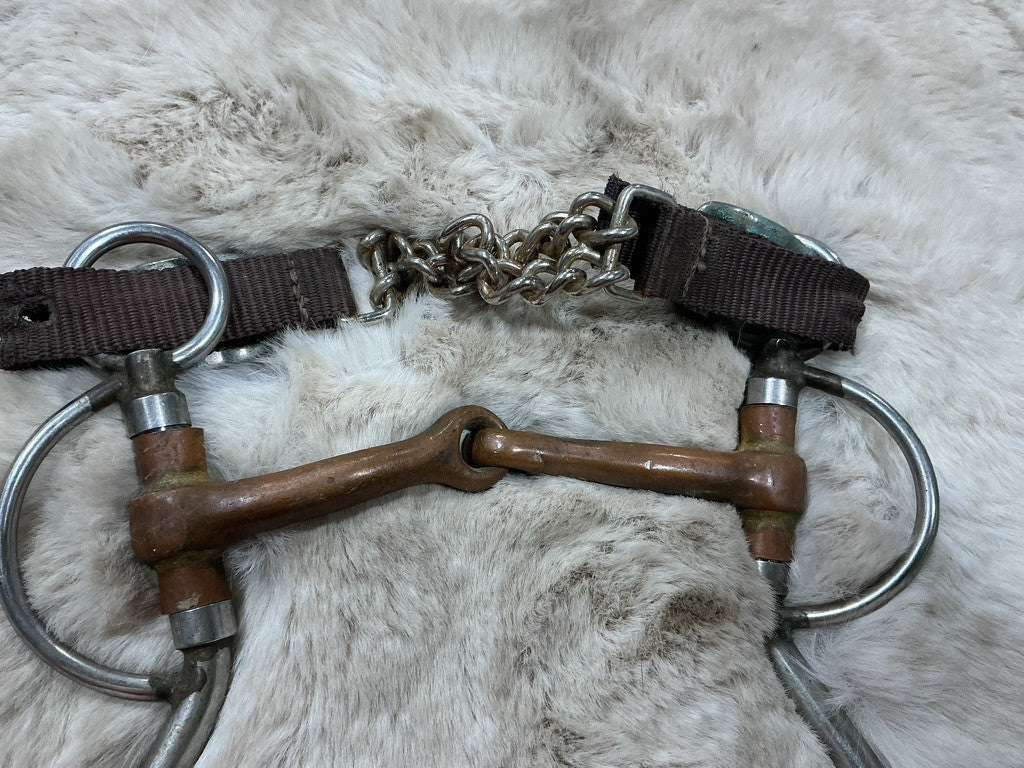 Bit Curb Shank 5" with chin strap