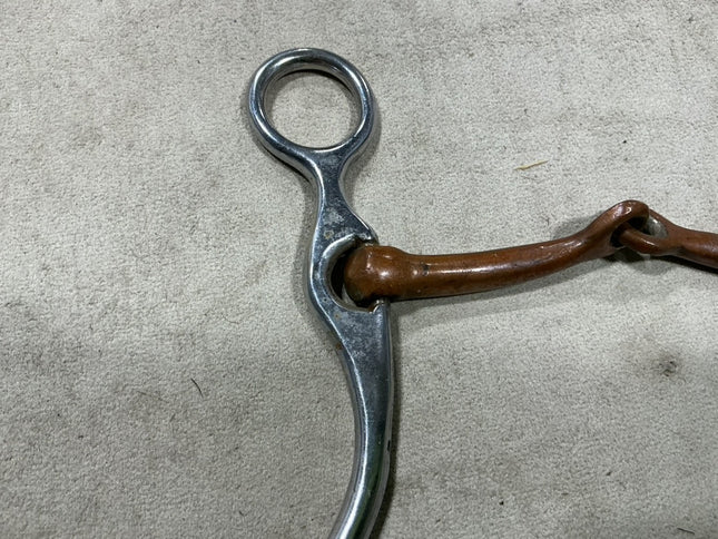 Bit – Shank Snaffle, Copper Mouthpiece | Used