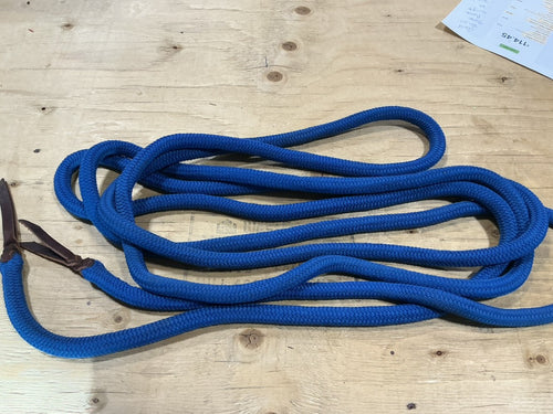 Mecate Rein – Burwash, Blue, 22' | Used, Very Good