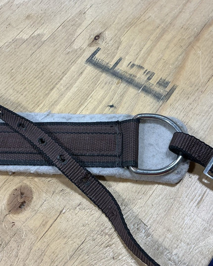 Western Breast Collar Brown/Fleece