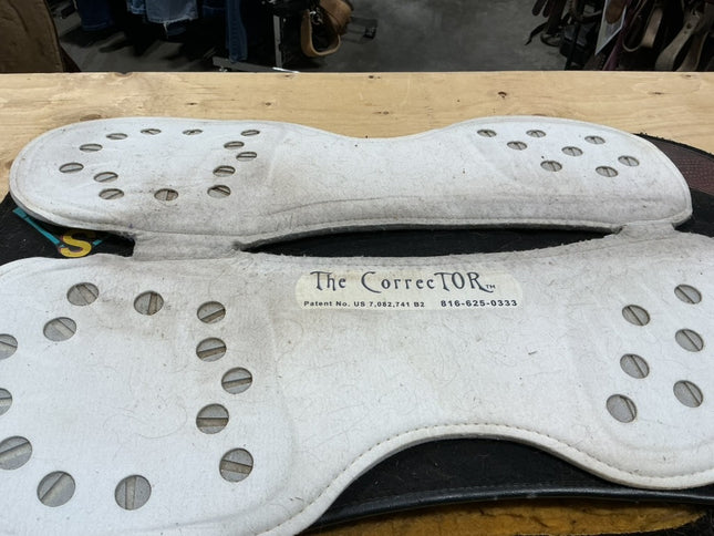 Saddle Pad Western with shims 32" Supreme Comfort Roper Corrector