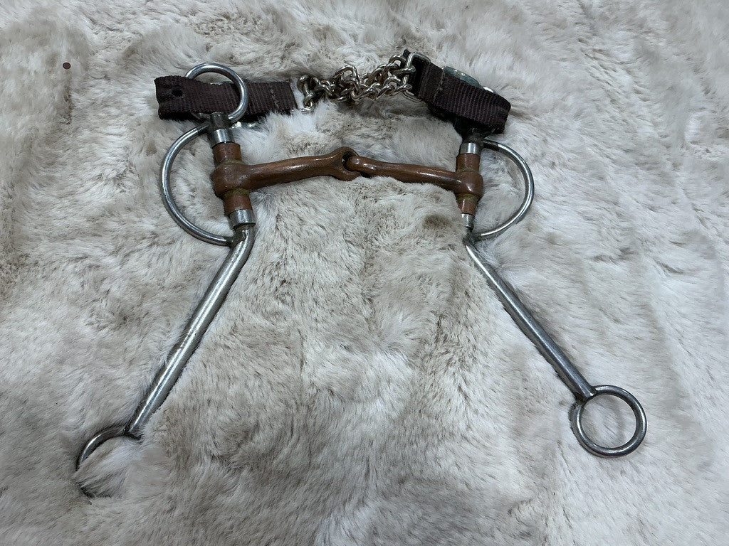 Bit Curb Shank 5" with chin strap