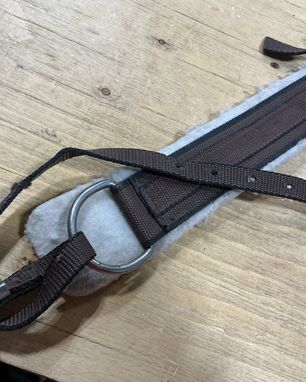 Western Breast Collar Brown/Fleece