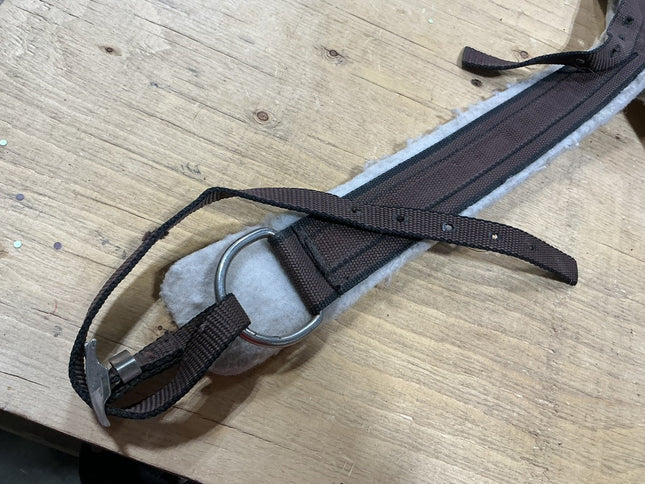 Western Breast Collar Brown/Fleece