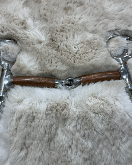 Bit Shank Snaffle Bit copper mouthpiece 5 1/2 "