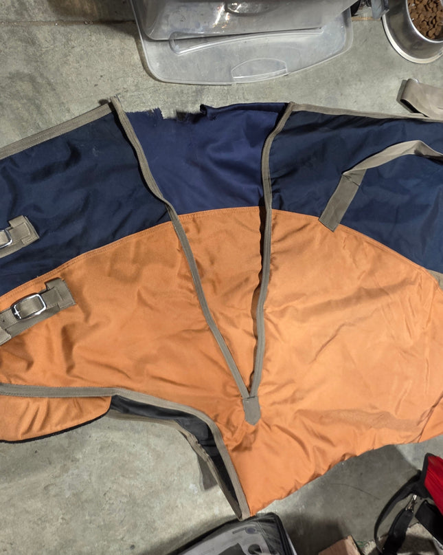 winter coat heavy Breath Comfort 84" Blue /Orange