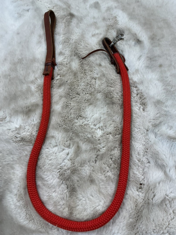 Western Reins – Nylon, Red, Pony, 38" | Used, Very Good