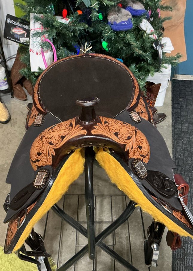 Western Saddle Round Top Reiner 16" G7.5" Package *NEW*