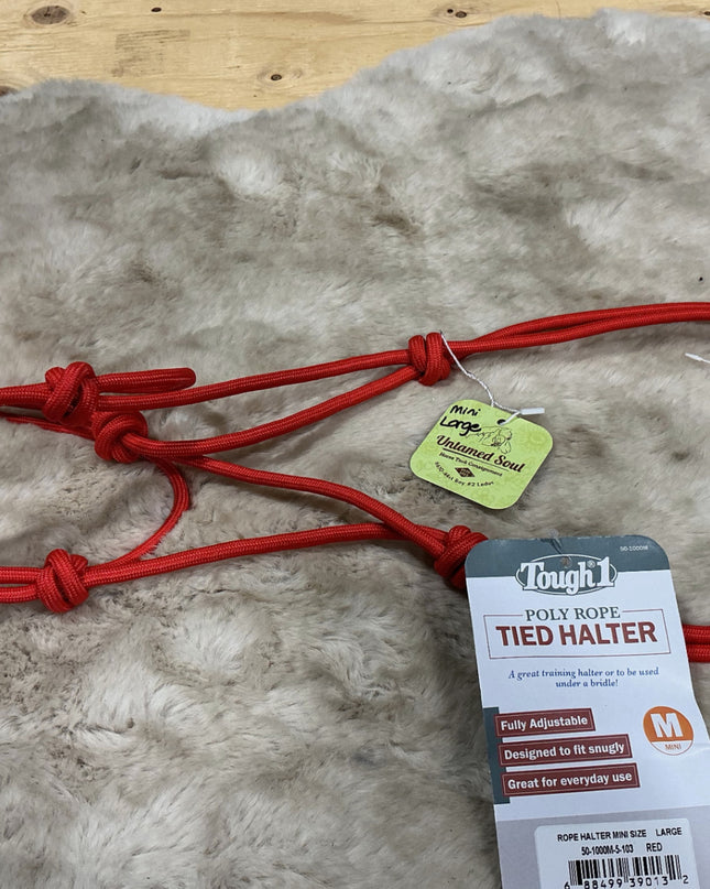 Halter Rope Mini/Pony Large Red *NEW*