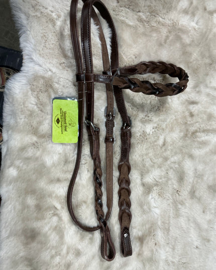 BRAIDED LEATHER Headstall *NEW*
