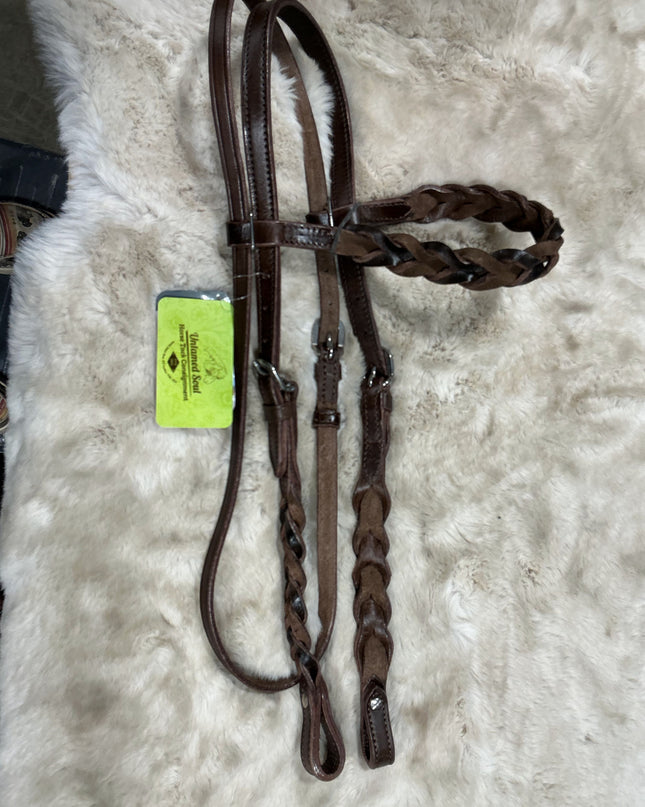 BRAIDED LEATHER Headstall *NEW*