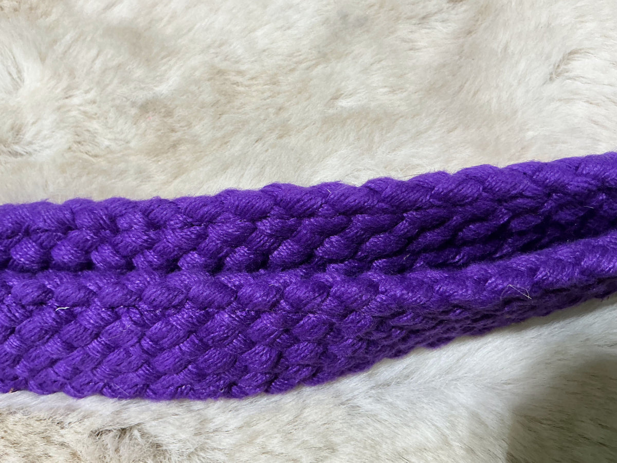 Western Reins FLAT ROPING COTTON *NEW* Purple