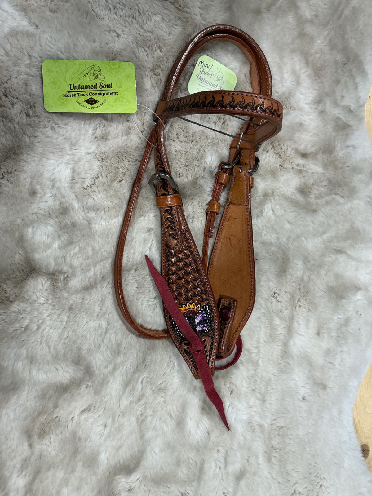 Western Headstall MINI BUTTERFLY *NEW*
