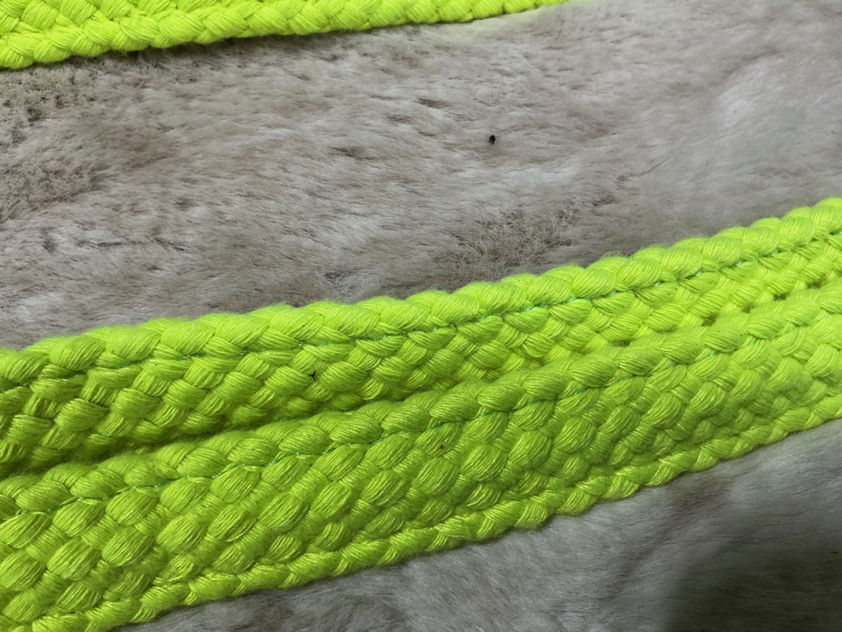 Western Reins FLAT ROPING COTTON *NEW*Lime Green