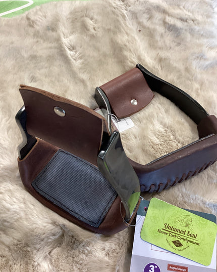 Western Stirrup Aluminum Angled *NEW*