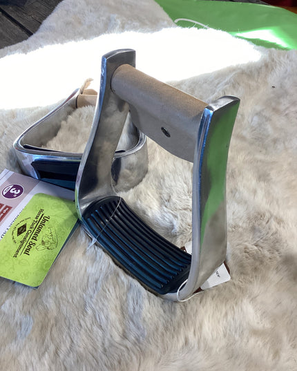 Western Stirrup Aluminum, Silver *NEW*
