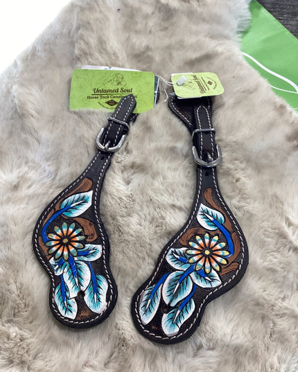 Vintage Floral Spur Straps *NEW*