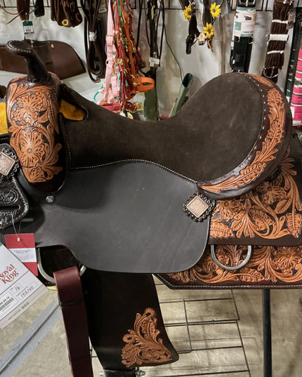 Western Saddle Round Top Reiner 16" G7.5" Package *NEW*
