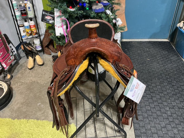 Western Saddle – Trail Wide Tree S15" G8" (Save $270) | New with Tags