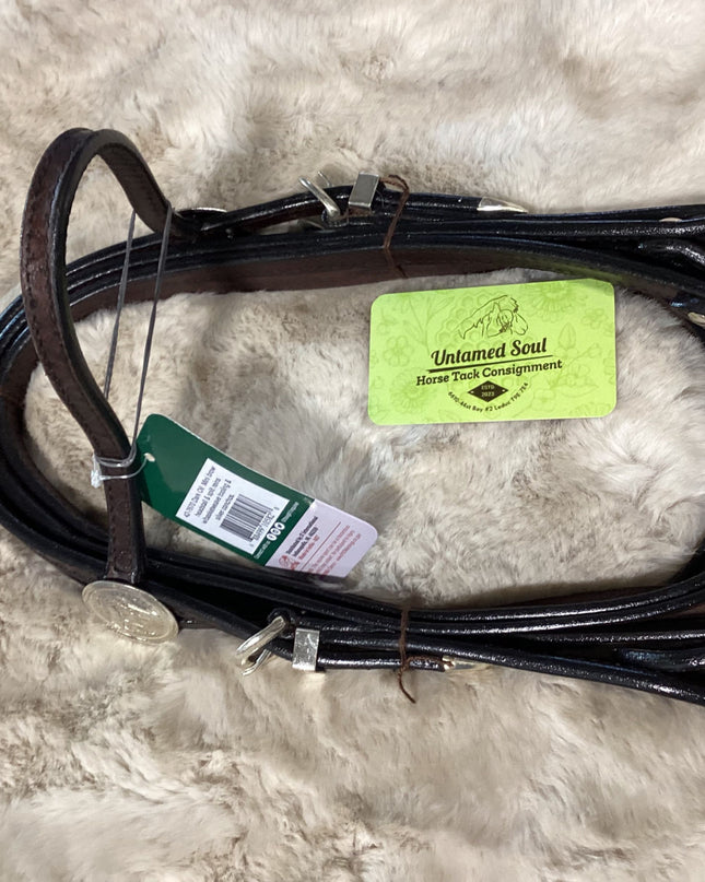 Headstall & Reins With Silver Brown Mini/Pony *NEW*