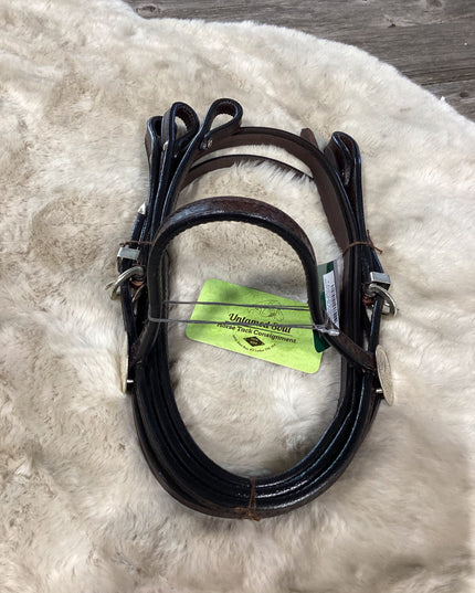 Headstall & Reins With Silver Brown Mini/Pony *NEW*