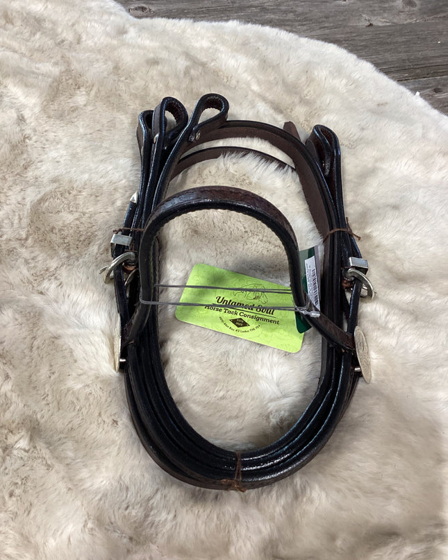 Headstall & Reins With Silver Brown Mini/Pony *NEW*