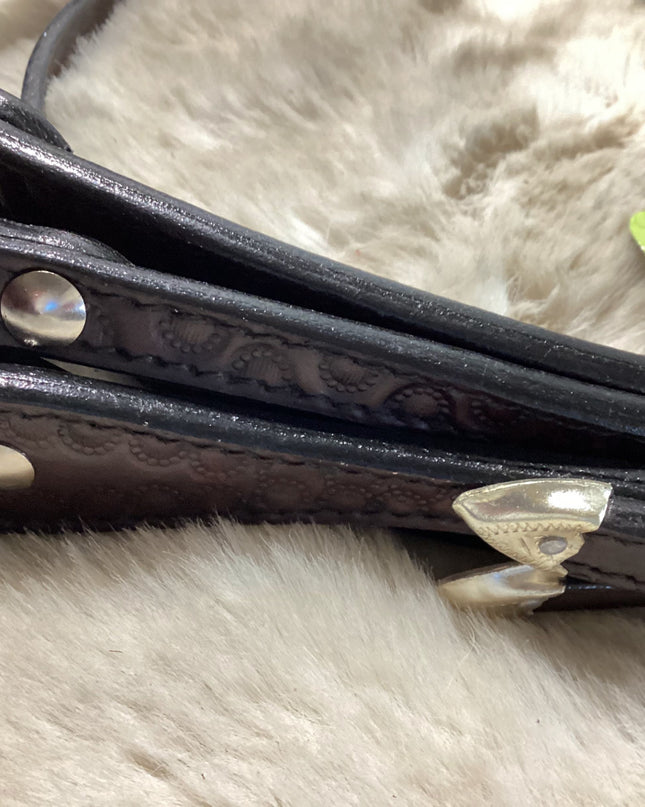 Headstall & Reins With Silver Brown Mini/Pony *NEW*