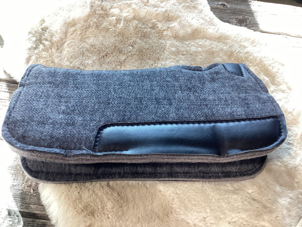 Western Saddle Pad – Contour Felt, 19" x 19" x 3/4" | New