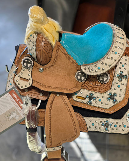Western Saddle Barrel  Mini 8" Package *NEW*