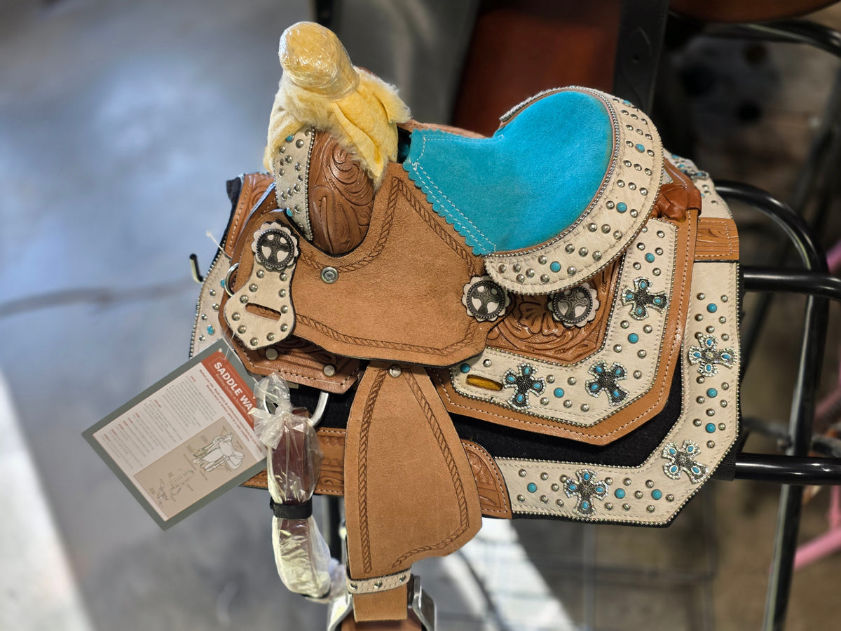 Western Saddle Barrel  Mini 8" Package *NEW*
