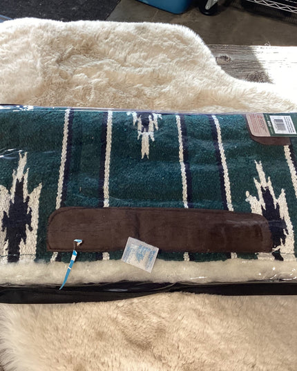 Western Saddle Pad 19X19 Green*NEW*