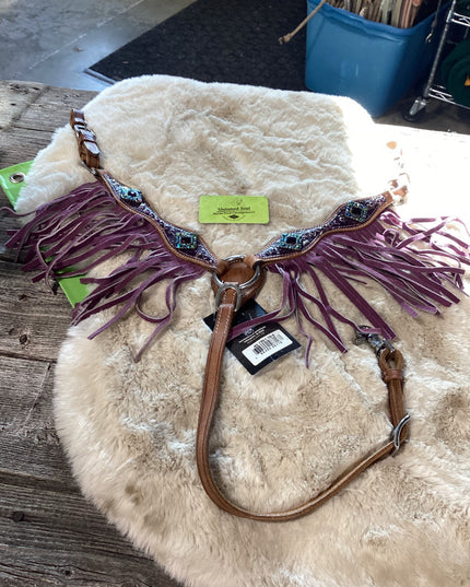 Western Mini Headstall & Breast Collar Purple *NEW*