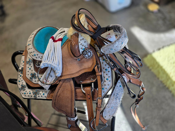 Western Saddle Barrel  Mini 8" Package *NEW*
