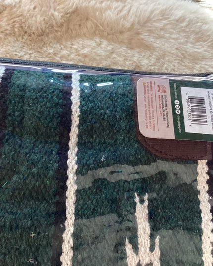 Western Saddle Pad 19X19 Green*NEW*