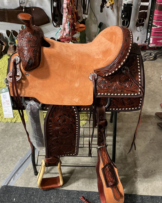 Western Saddle Roping 16" G7.5" S26" *NEW*