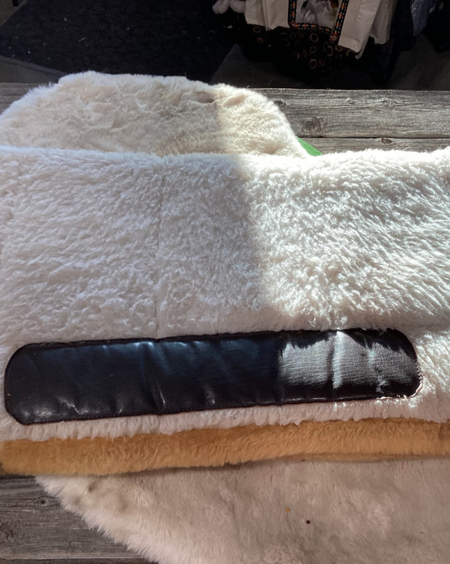 Western Saddle Pad White 32X32