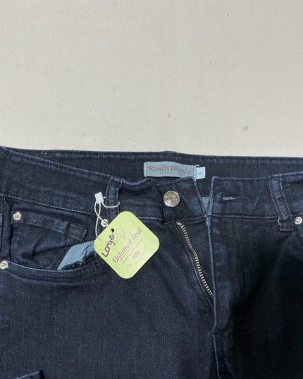 Jeans Ranch Dressn Dark Large Wide Leg