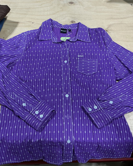 Western shirt cruel Large purple