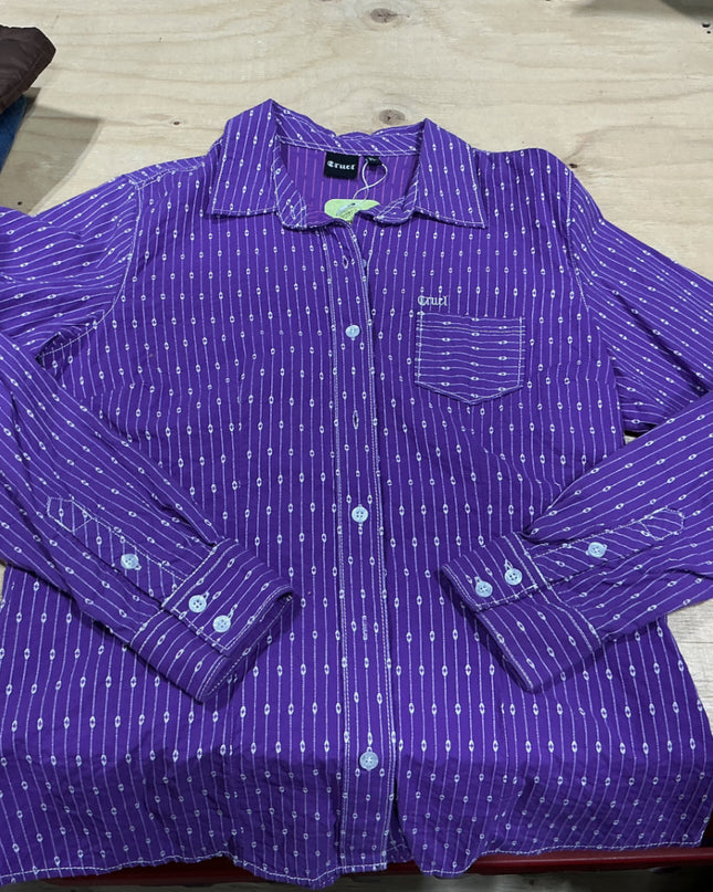 Western shirt cruel Large purple
