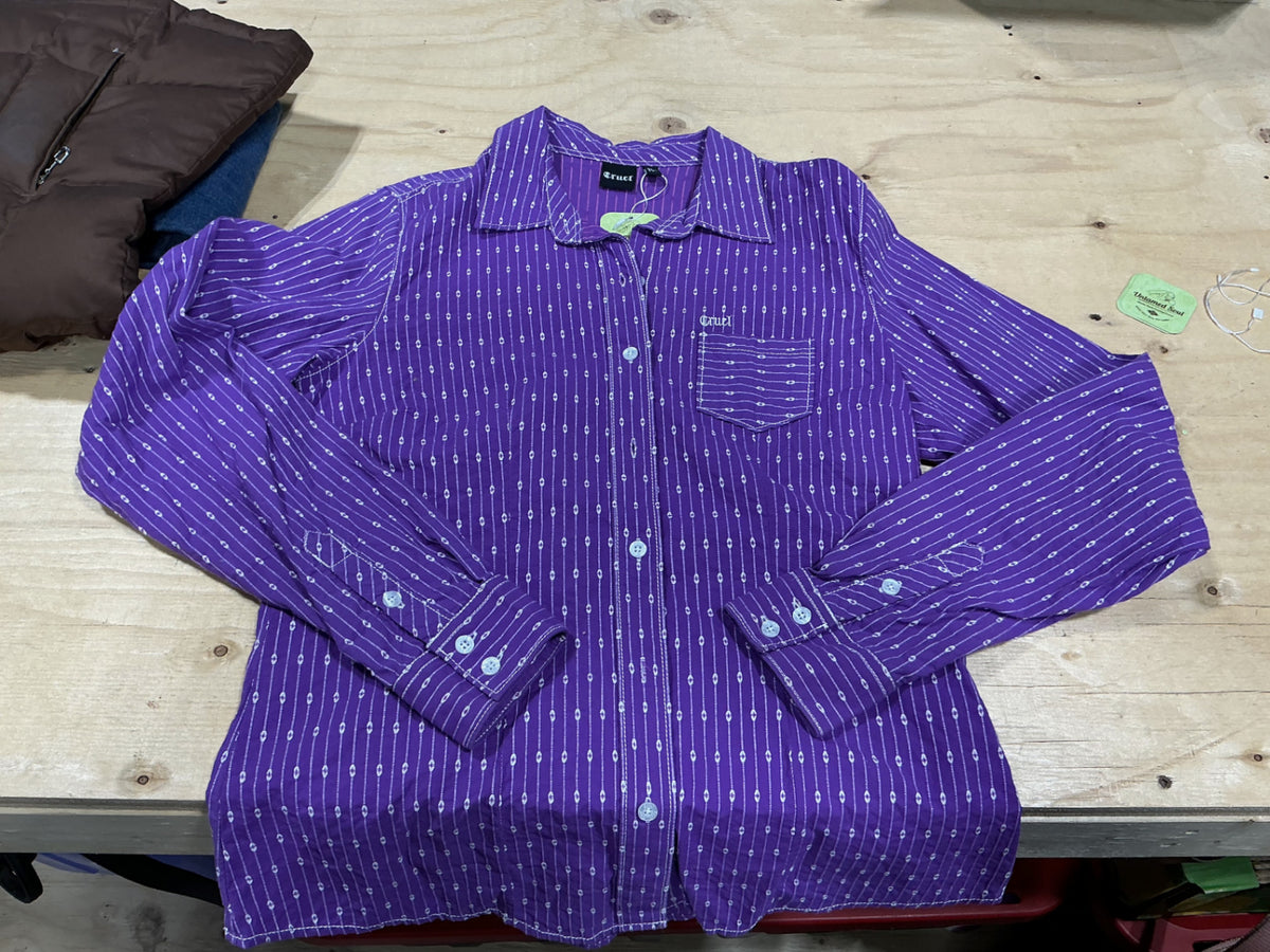 Western shirt cruel Large purple